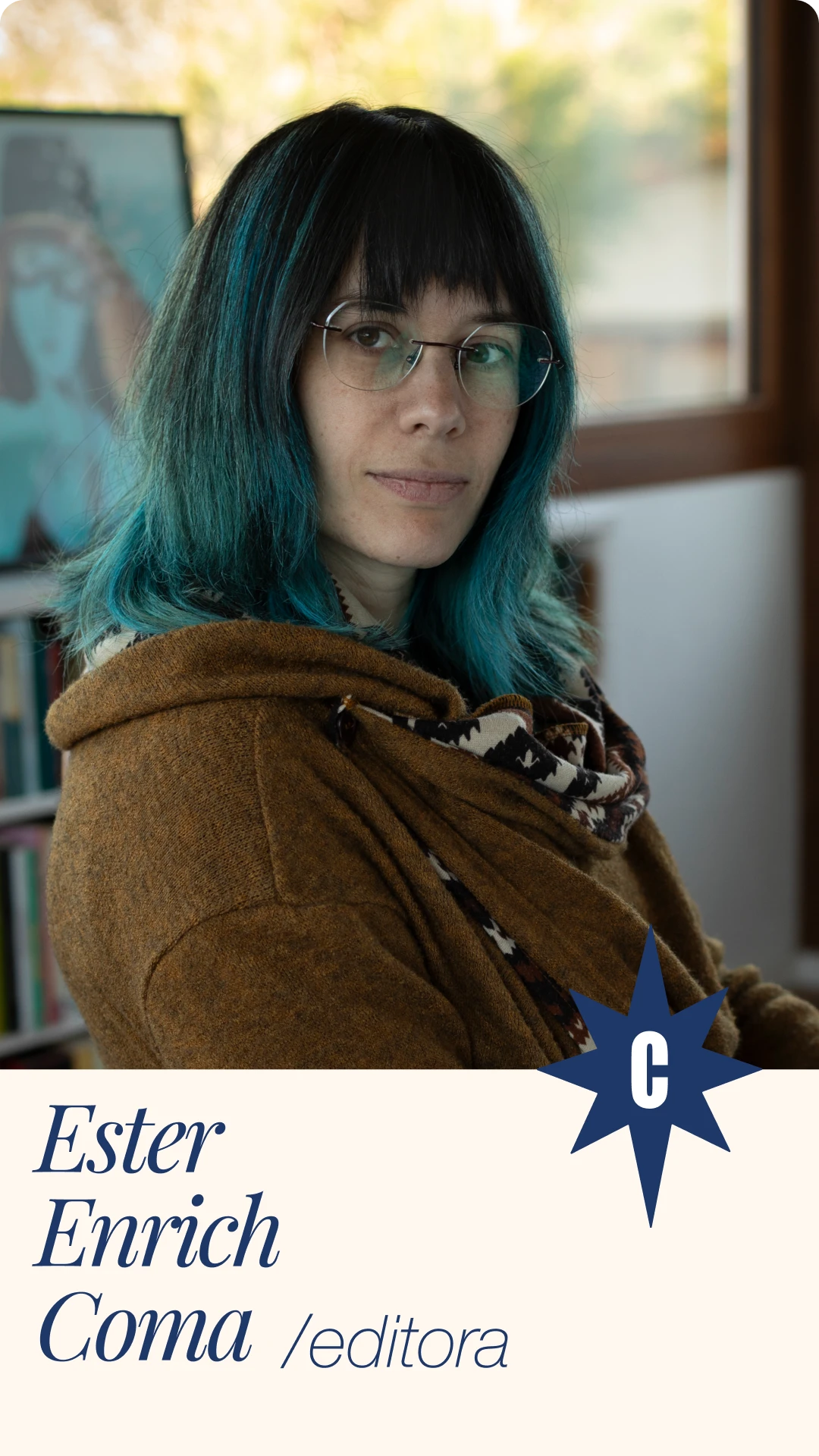 Retrat d’Ester Enrich Coma, editora de Cosa Nova 17488